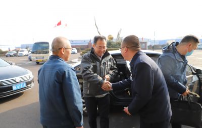 安虎賁副市長一行蒞臨公司檢查指導